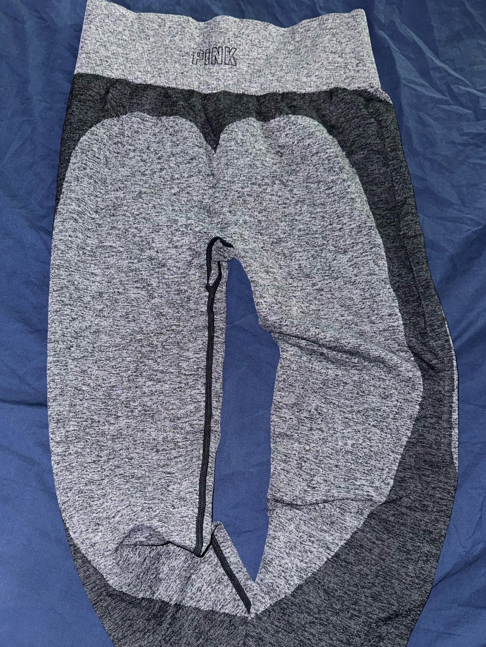 PINK! Victoria's Secret
SEAMLESS leggings! NEW
Workout pants/ Grey/ Large